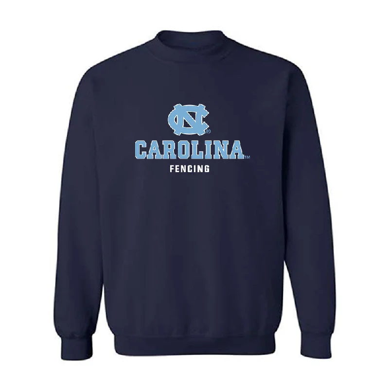 UNC - NCAA Women's Fencing : Sofia Molho - Classic Shersey Crewneck Sweatshirt Hoodie with Metallic Shiny Futuristic