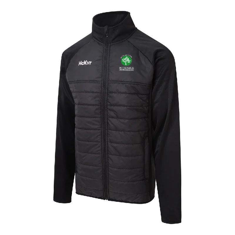 Mc Keever Boherbue Comprehensive School Core 22 Hybrid Jacket - Adult - Black Zippered Jacket Buttoned Jacket Snapped Jacket