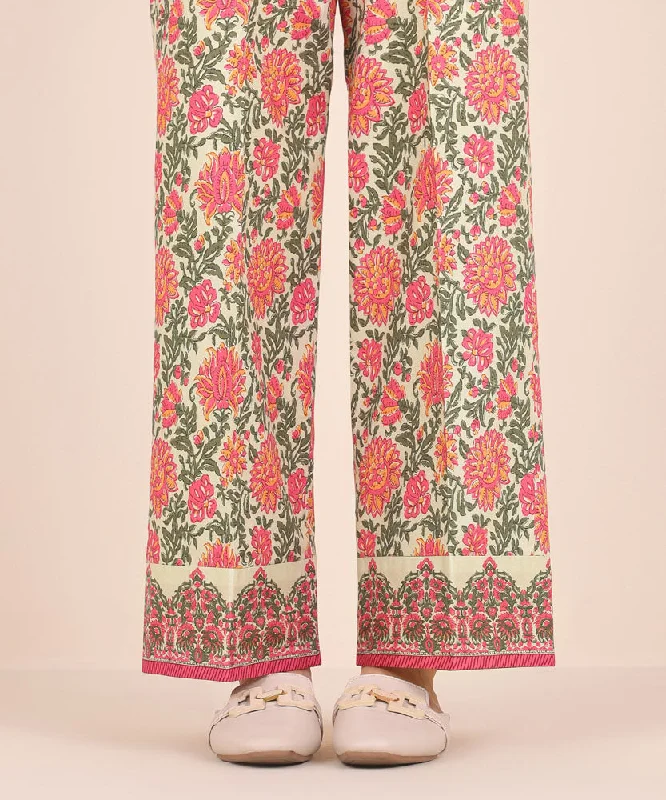 Printed Cotton Trousers Trousers Timeless Classic