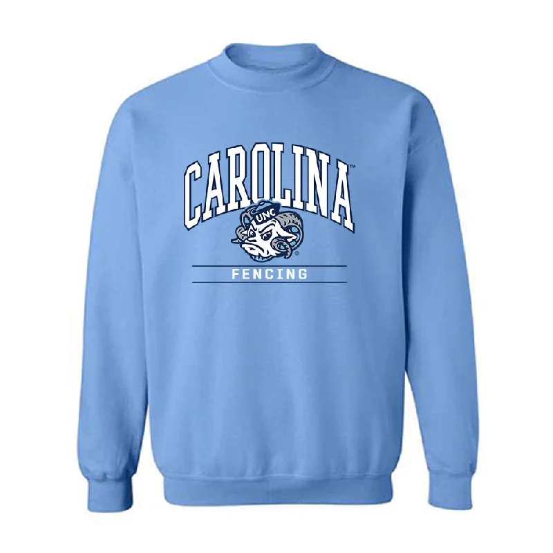 UNC - NCAA Women's Fencing : Bridget Becchina - Classic Shersey Crewneck Sweatshirt Hoodie with Hem Detail Decorative Unique