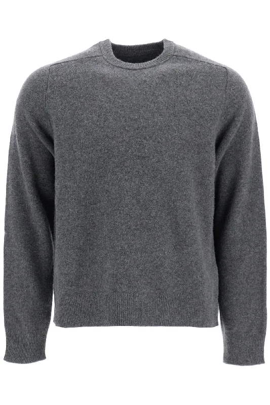 Wool Crewneck Pullover Port Neck Pullover