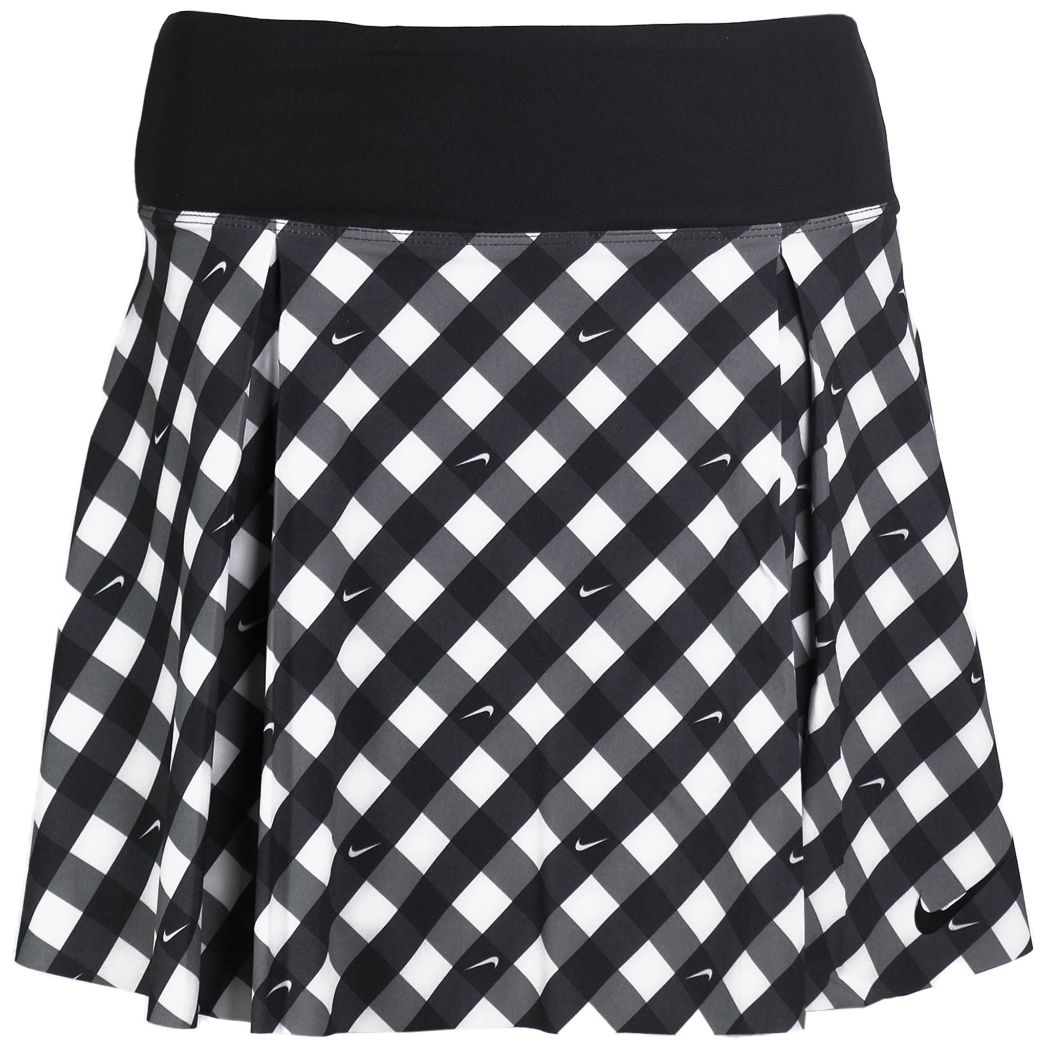 Nike Women's Dri-Fit Club Skirt Regular Print DX1142-010 leather skirt sleek