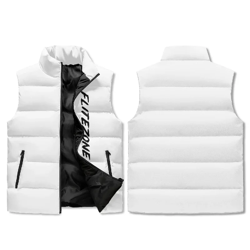 FZ Unisex Lightweight Stand Collar Zip Up Puffer Jacket Boat Neck Shawl Collar Notched Collar