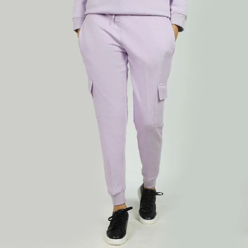 Women's Cargo Trouser - Lilac Trousers Chinos Classic