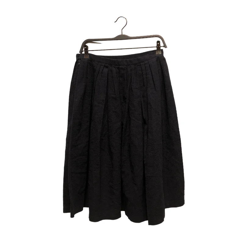 COMME des GARCONS/Long Skirt/M/All Over Print/BLK/BLACK NUMBERS GRAPHIC denim skirt fashionable