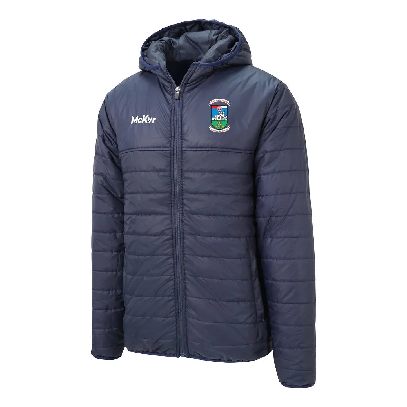 Mc Keever Gortnahoe Glengoole GAA Core 22 Puffa Jacket - Adult - Navy Nylon Fabric Polyester Fabric Spandex Fabric