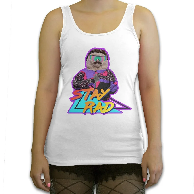 Function - Stay Rad 80's Cat Women's Fashion Tank Top strapless tank top