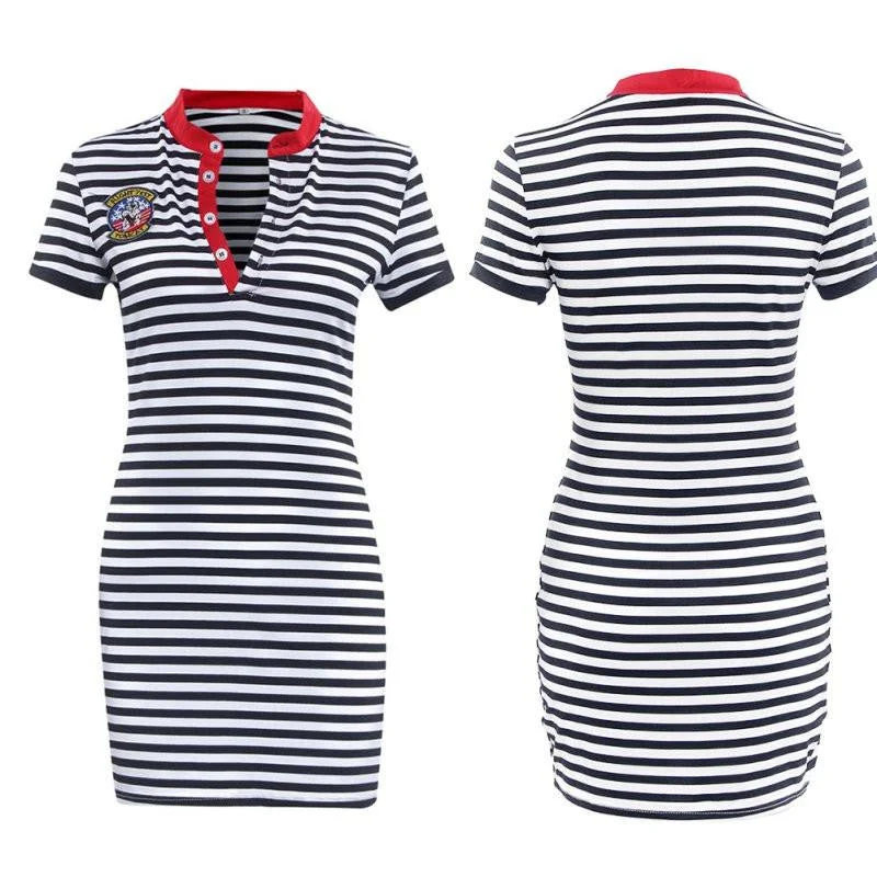 WJ Solid Dresses Four Size vestidos Women Clothing Casual Bodycon Knee-Length Summer Dress