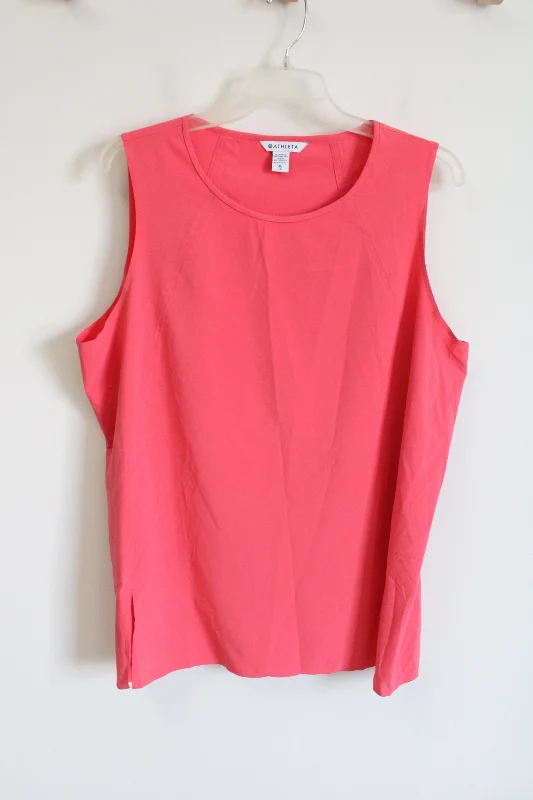 Athleta Pink Active Tank | XL flexible tank top