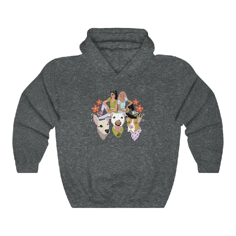 Almonte Studios Roller Babes | Unisex Heavy Blend™ Hooded Sweatshirt Hoodie Jacket Zipper Layering