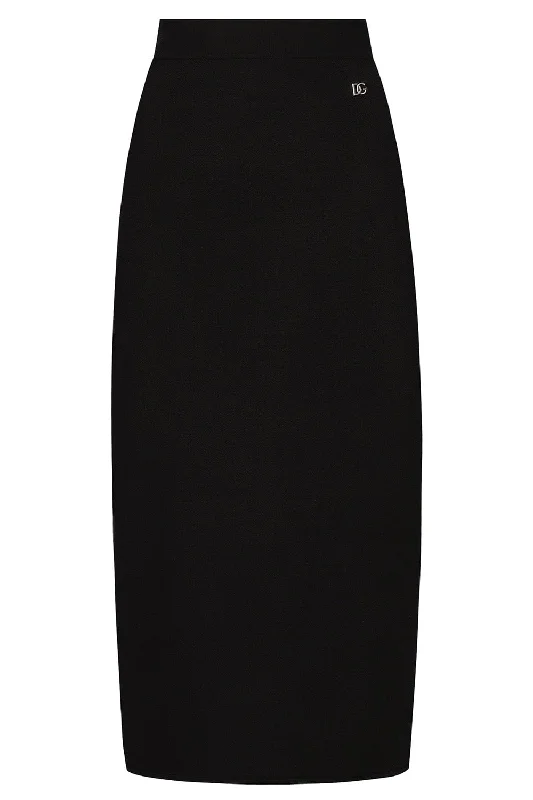 Pencil Skirt button skirt front