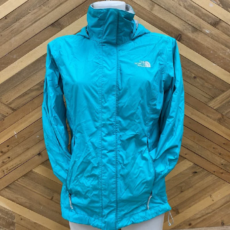 The North Face - Women's Rain Jacket - MSRP$190: Blue-women-SM Front Pockets Side Pockets Patch Pockets