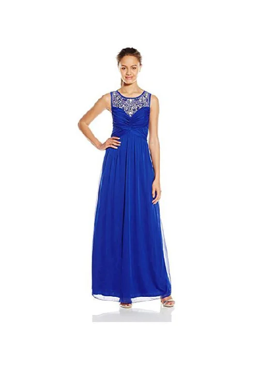 A-line Royal Blue Beading Long Prom Dress Evening Dress PG270 Tunics Ceremony elegant