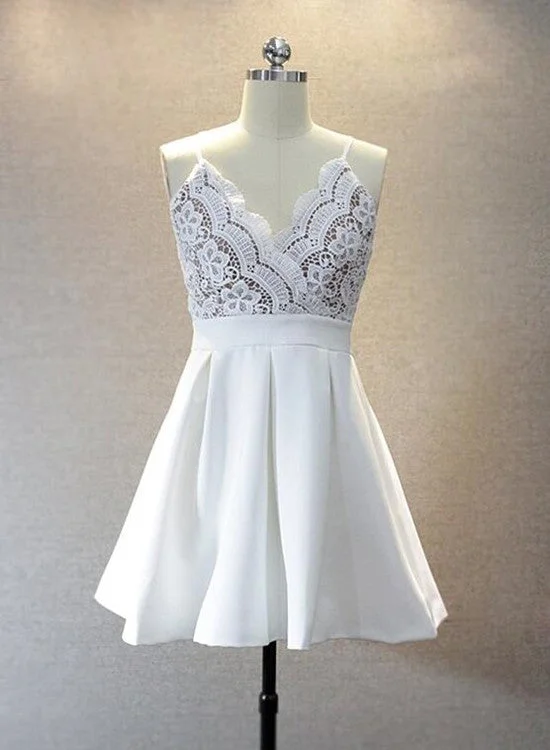 Lace Top Short Women Dresses, Graduation Dresses, Party Dresses Tunics New arrival