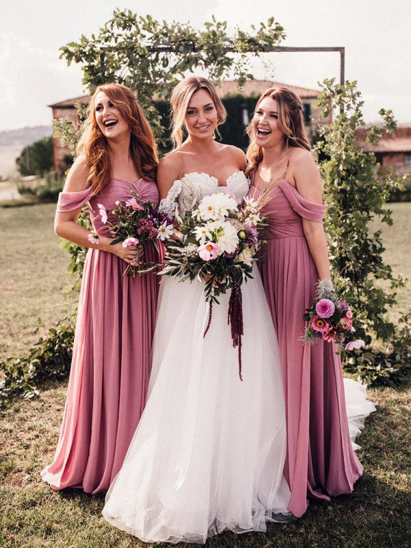 Simple Charming Off-shoulder Party Dresses Bridesmaid Dresses, SW1106 Tunics Spring floral