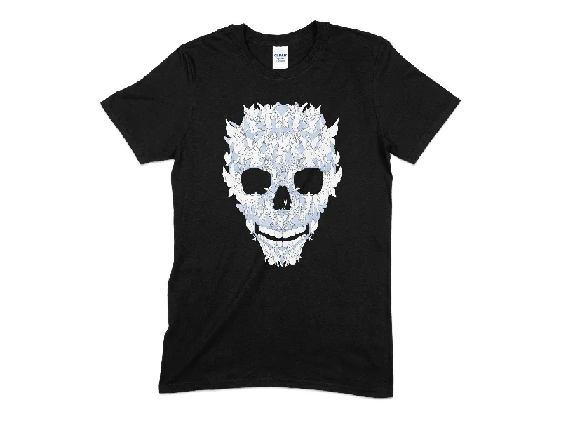 Skull Made Of Fairies Unisex T-Shirt Knit Fabric Woven Fabric Fleece Fabric