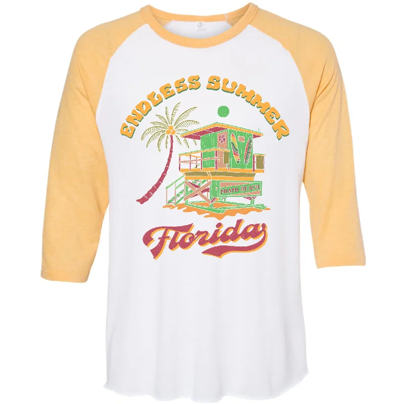 Endless Summer Florida Baseball Tee Jersey Fabric Tulle Fabric Batik Fabric