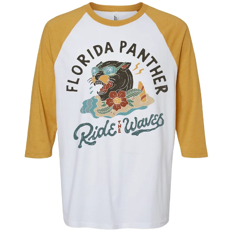 Florida Panther Baseball Tee Polka Dot Checkered Tartan