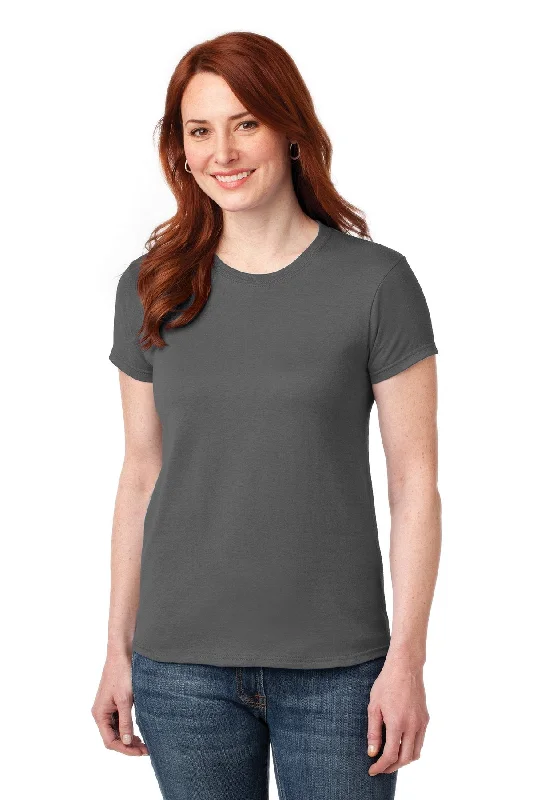 Gildan Ladies Gildan Performance T Shirt 42000L Charcoal Casual Formal Business