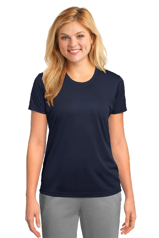 Port & Company Ladies Performance Tee LPC380 Deep Navy Elegant Classic Vintage