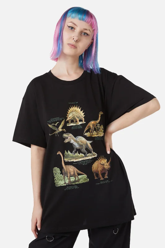 Scientific Dino Tee Mesh Blend Leather Blend Suede Blend