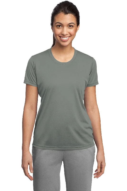 Sport-Tek Ladies PosiCharge Competitor Tee LST350 Grey Concrete Chenille Blend Fleece Blend Nylon Blend